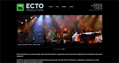 Desktop Screenshot of ectoproductions.com